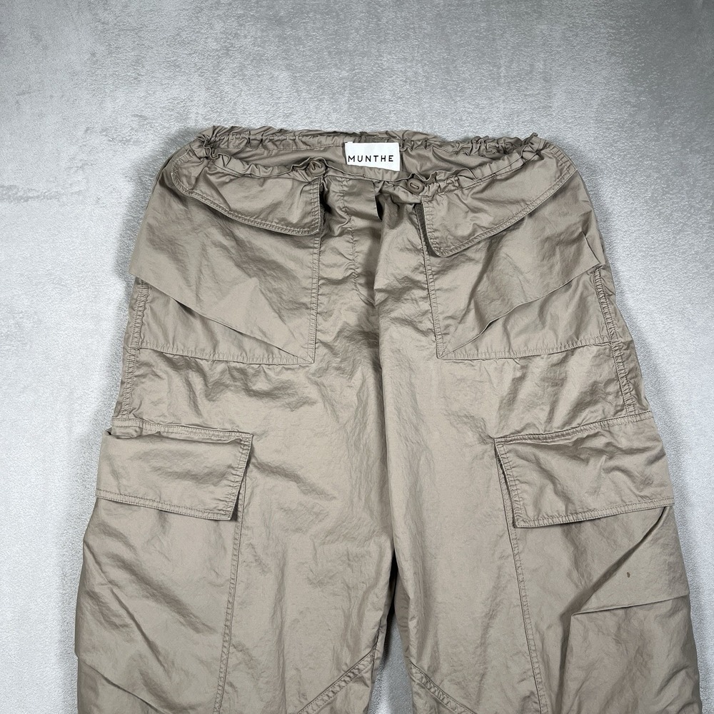 Munthe Larch Cargo Pants Women 28x29 Elastic Waist/Ankle Casual or Formal Cotton - Picture 2 of 13